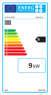 Czechtherm SAM BIO 9 SB33209 - energetický štítek