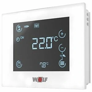 Sestava WOLF kotel FGB-24 kW + zásobník CSW 120 + modul RM-2 +2x snímač