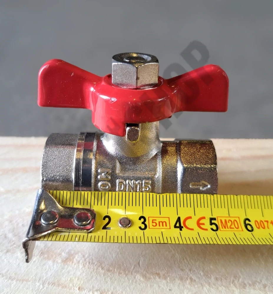 Kulový kohout s filtrem  1/2"