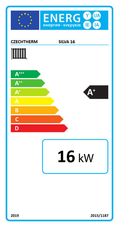 Czechtherm SILVA 16 SI11416 - energetický štítek